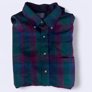 Jewel-toned plaid wool Sir Pendleton shirt